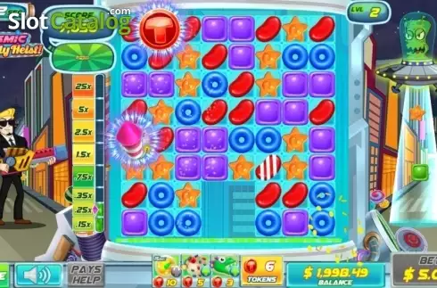 Скрин7. Cosmic Candy Heist слот