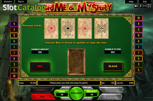 Скрин5. Crime and Mystery слот