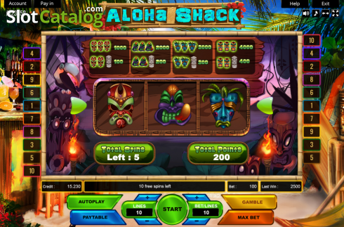Скрин6. Aloha Shack слот