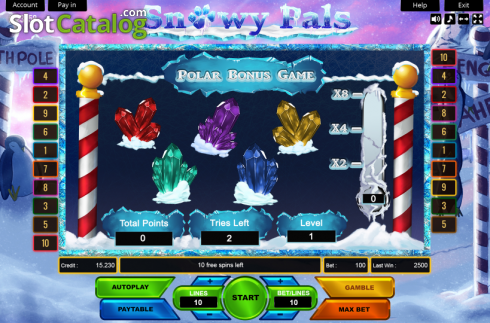 Скрин6. Snowy Pals слот