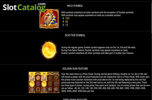 Скрин6. Lord of the Sun слот