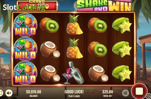 Скрин2. Shake and Win слот