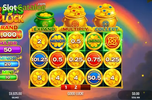 Скрин3. 3 Pots of Luck слот