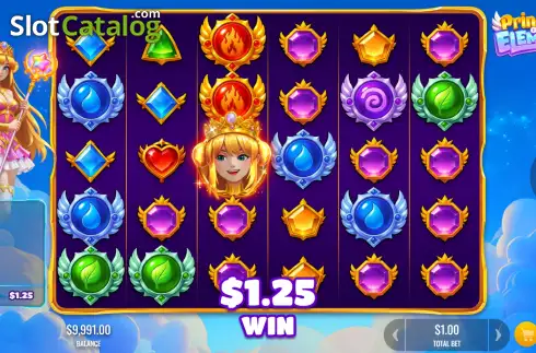Скрин3. Princess of Elements слот