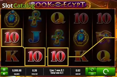 Скрин2. Book of Egypt (Platipus) слот
