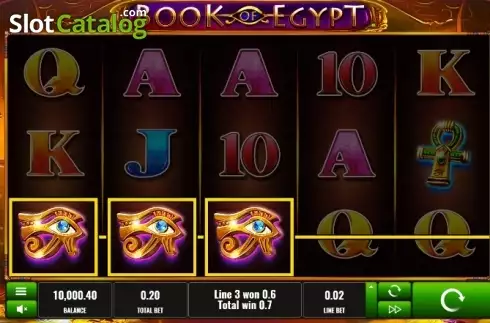 Скрин3. Book of Egypt (Platipus) слот