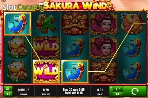 Скрин3. Sakura Wind слот
