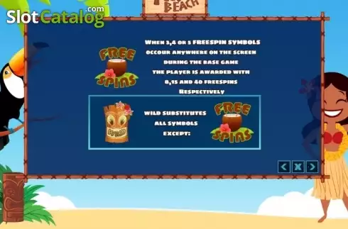 Скрин6. Tiki Beach (PlayPearls) слот