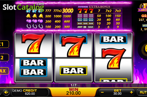 Скрин4. 777 (PlayStar) слот
