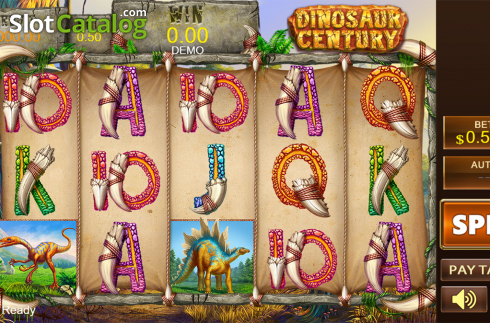 Скрин2. Dinosaur Century слот