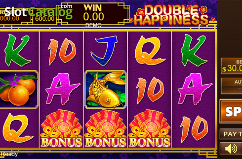 Скрин2. Double Happiness (Playstar) слот