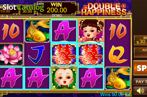 Скрин3. Double Happiness (Playstar) слот