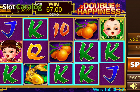 Скрин4. Double Happiness (Playstar) слот