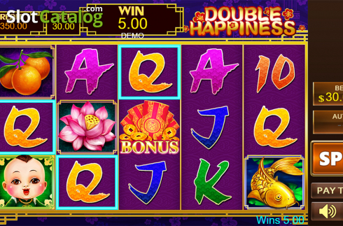 Скрин5. Double Happiness (Playstar) слот