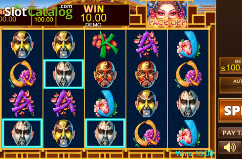 Скрин3. Face Off (PlayStar) слот
