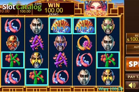 Скрин4. Face Off (PlayStar) слот