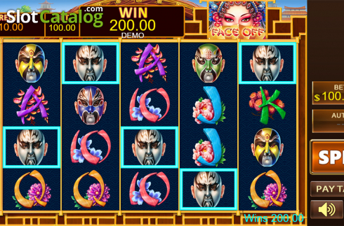 Скрин5. Face Off (PlayStar) слот