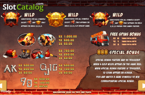 Скрин6. Fire Hero слот