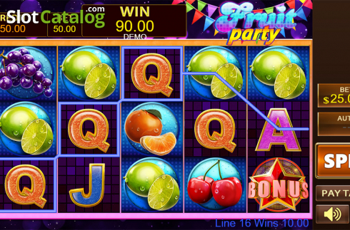 Скрин4. Fruit Party (PlayStar) слот