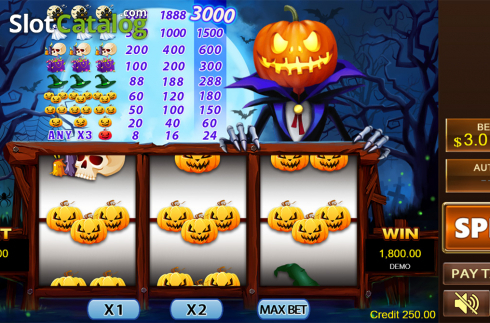 Скрин3. Halloween (PlayStar) слот