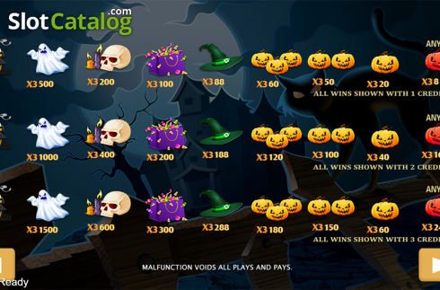 Скрин6. Halloween (PlayStar) слот