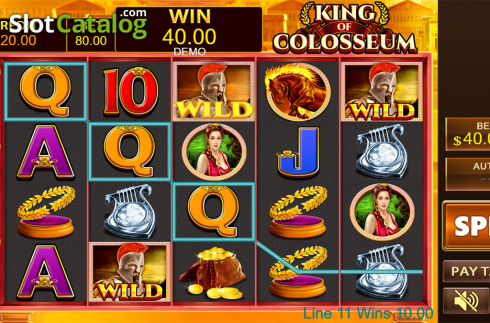 Скрин4. King Of Colosseum слот