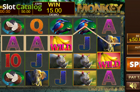 Скрин3. Monkey (PlayStar) слот