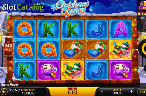 Скрин2. Christmas Express слот