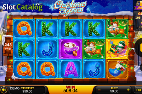 Скрин3. Christmas Express слот