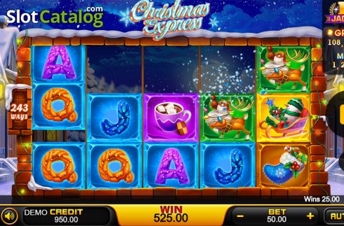 Скрин4. Christmas Express слот