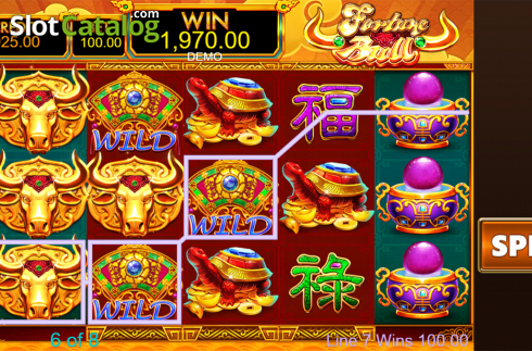 Скрин7. Fortune Bull (PlayStar) слот