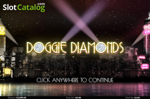Скрин2. Doggie Diamonds слот