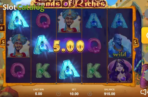 Скрин3. Sands of Riches слот