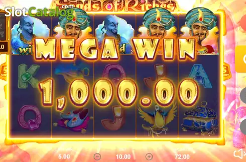 Скрин4. Sands of Riches слот