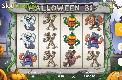 Скрин2. Halloween 81 слот