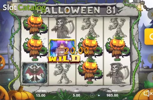 Скрин4. Halloween 81 слот