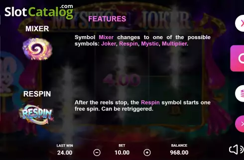 Скрин9. Mystic Joker (Playbro) слот