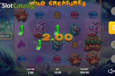 Скрин3. Wild Creatures слот