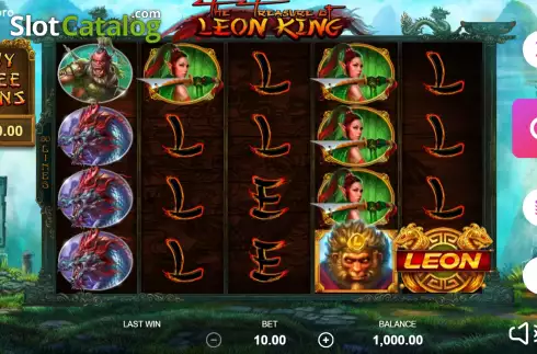 Скрин2. The Treasure of Leon King слот