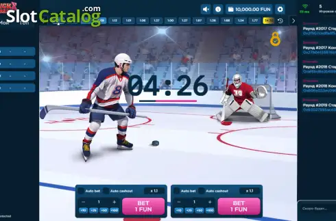 Скрин2. PuckX Crash слот