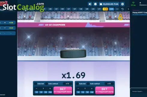 Скрин3. PuckX Crash слот