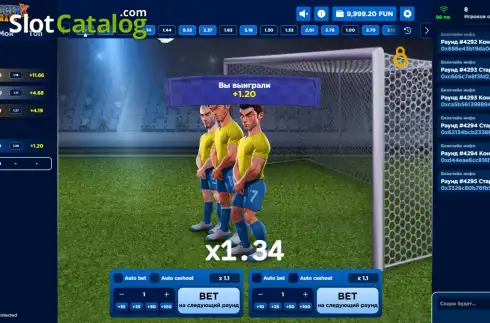Скрин3. SoccerX Crash слот