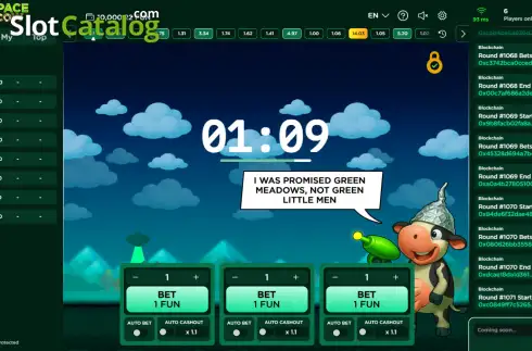 Скрин2. Space Cow слот