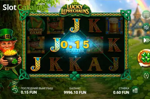 Скрин3. Lucky Leprechauns (Playbro) слот