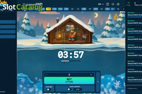 Скрин2. Lucky Catch Crash слот