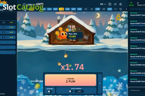 Скрин3. Lucky Catch Crash слот