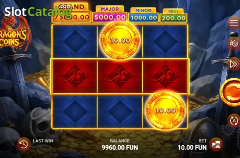 Скрин2. Dragon's Coins слот