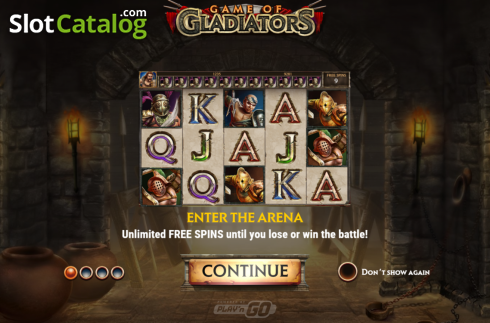 Скрин2. Game of Gladiators слот