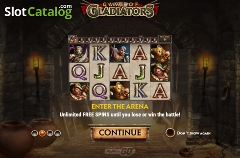 Скрин3. Game of Gladiators слот