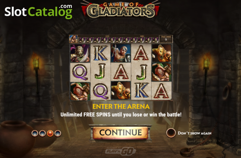 Скрин4. Game of Gladiators слот